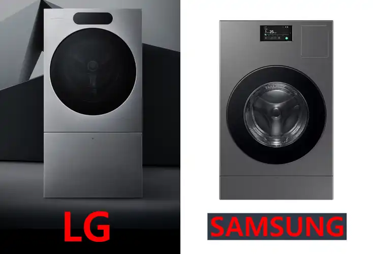 LG,삼성 세탁건조기 디자인 비교